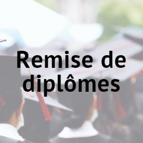 Remise de diplôme